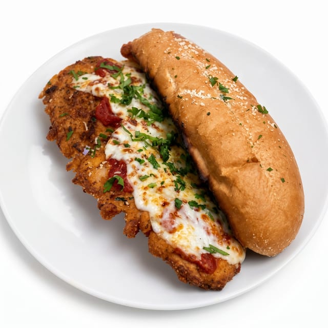 Chicken Parmigiana Sandwich.