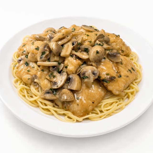 Chicken Marsala.