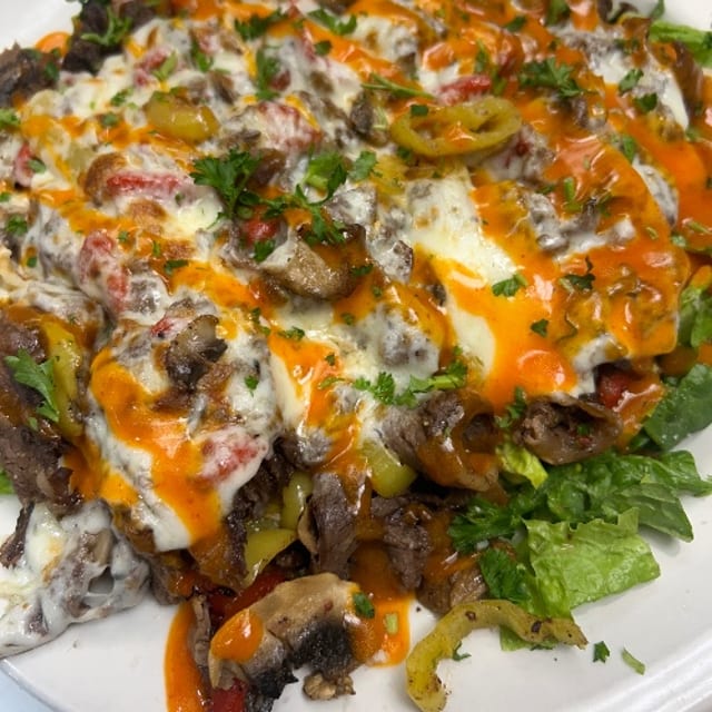 Shaved Ribeye Salad.