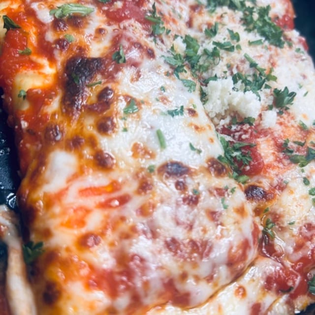 Spinach Manicotti.