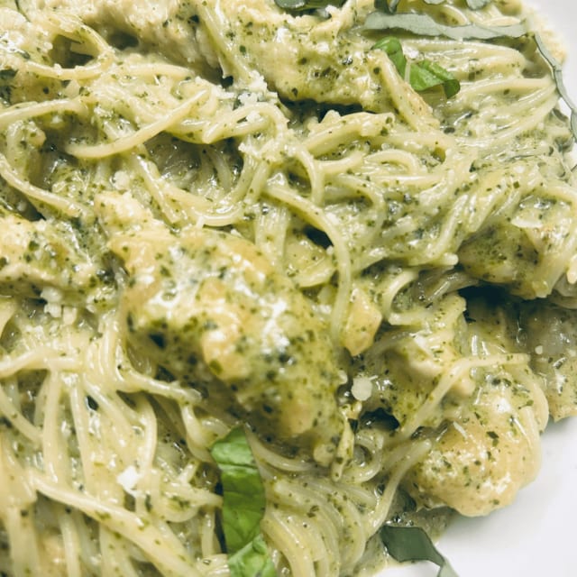Chicken Pesto.