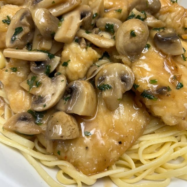 Chicken Marsala.