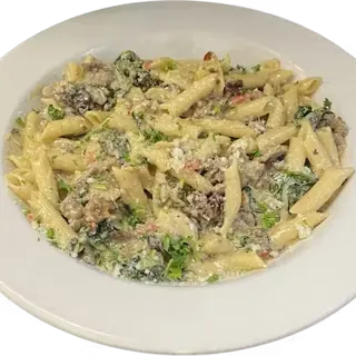 Steak and Spinach Pasta