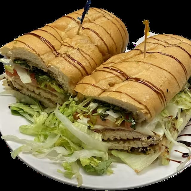 Grilled Chicken Prosciutto Sandwich.