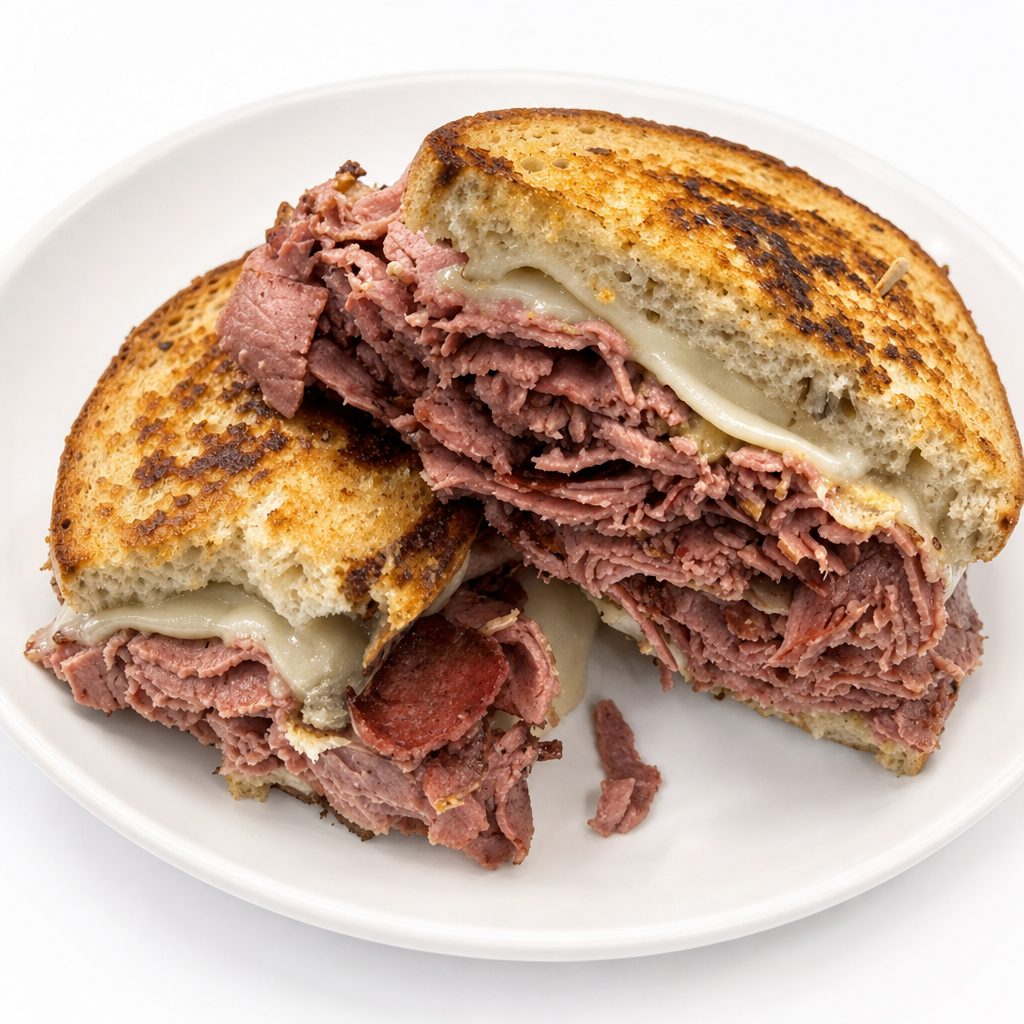 Classic Pastrami Sandwich.