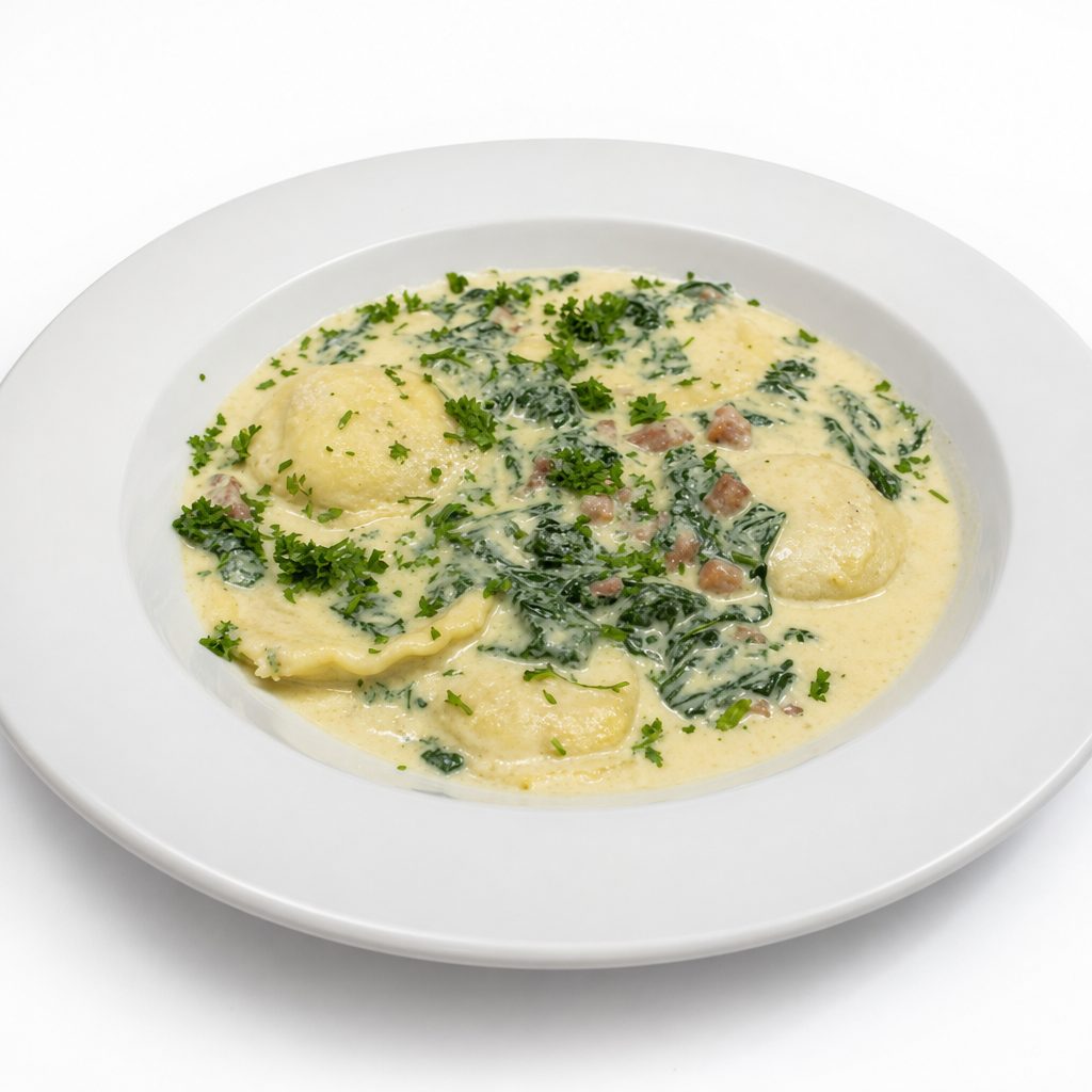 Spinach Ravioli.