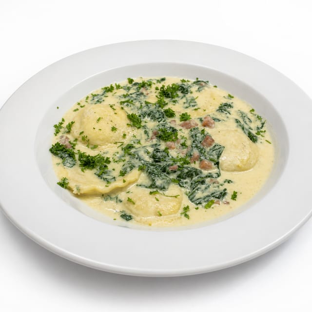 Spinach Ravioli.