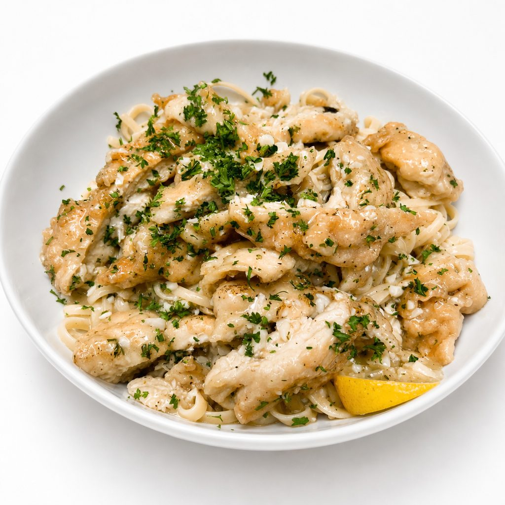 Chicken Scampi.