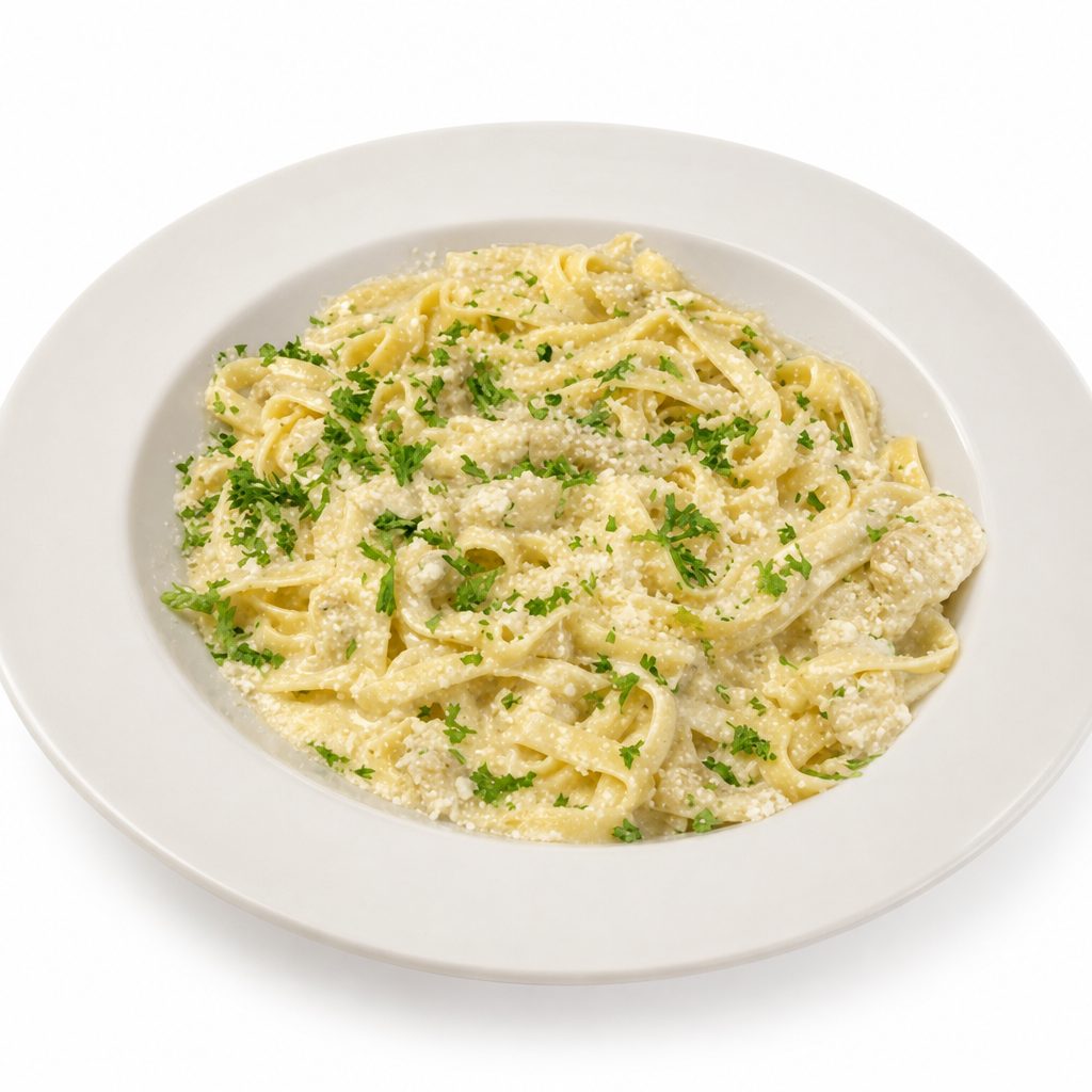 Fettuccine Alfredo.
