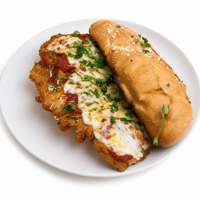 Chicken Parmigiana Sandwich.