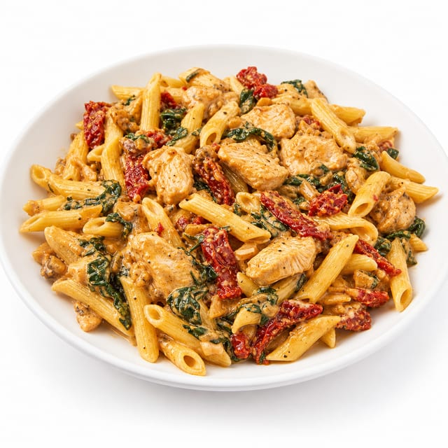 Creamy Truffle Tuscany Pasta.