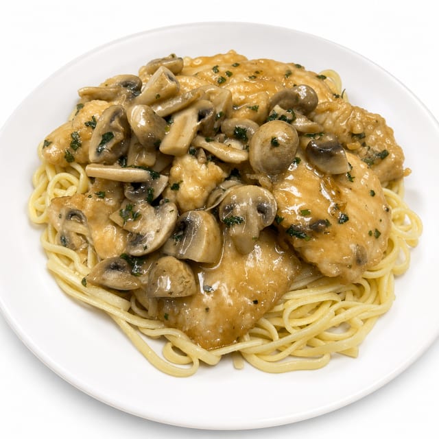 Chicken Marsala.