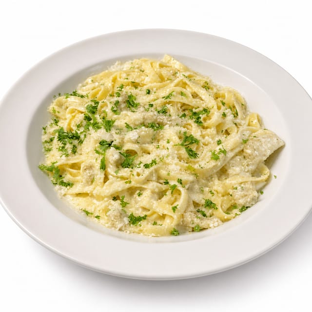 Fettuccine Alfredo.