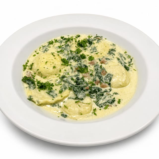 Spinach Ravioli.