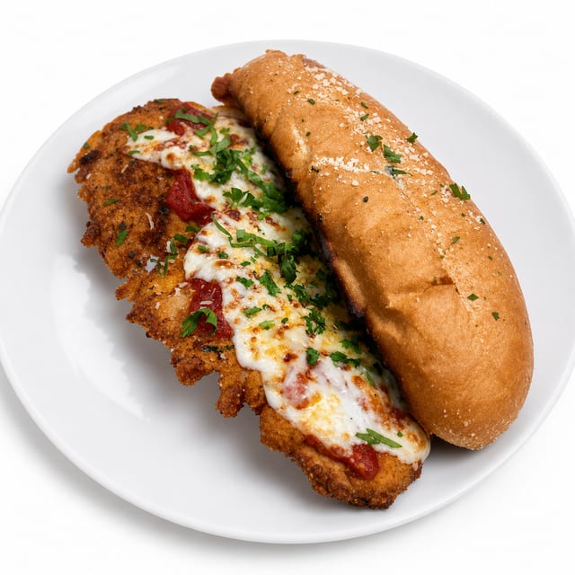 Chicken Parmigiana Sandwich.