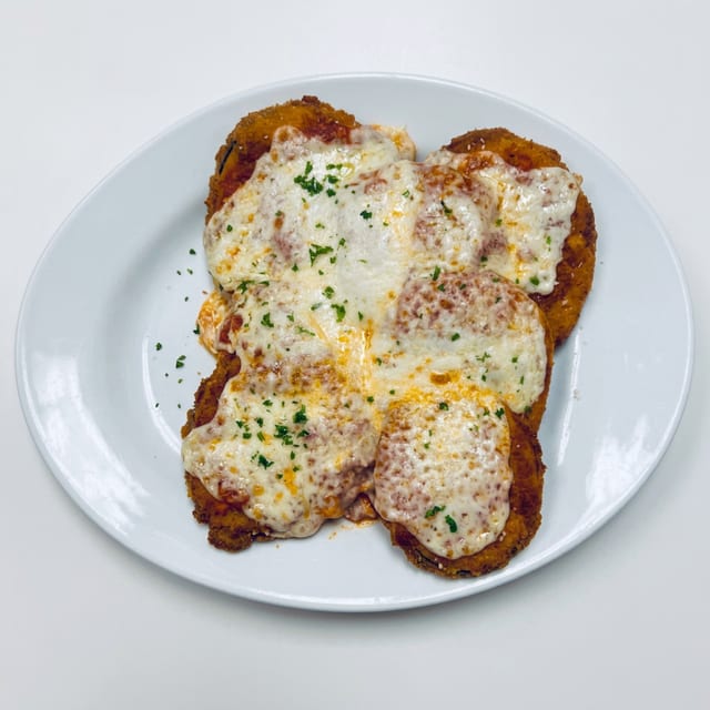 Eggplant Parmigiana.