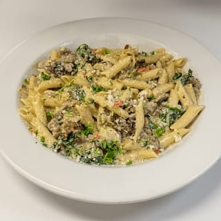 Steak and Spinach Pasta