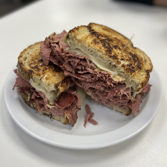 Classic Pastrami Sandwich.