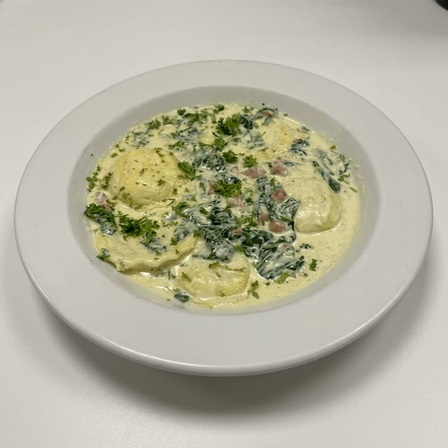 Spinach Ravioli.