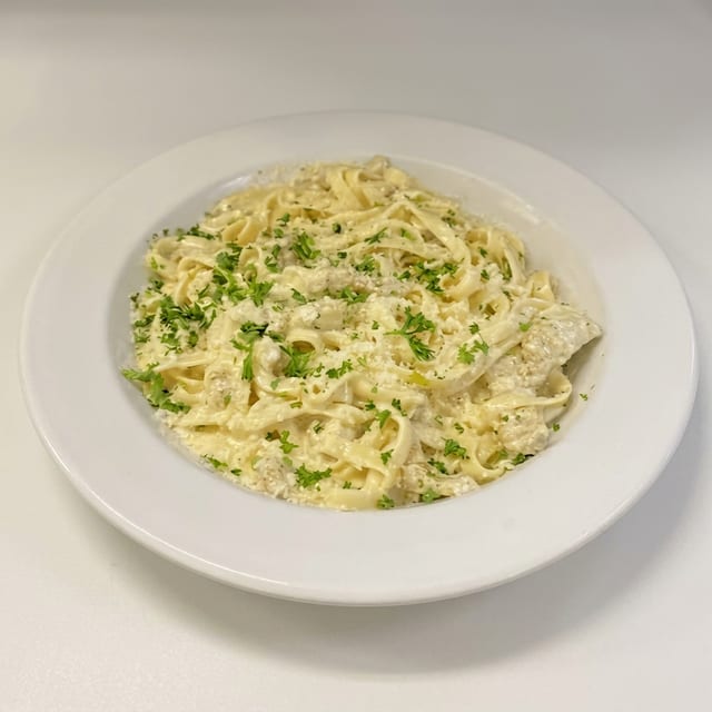 Fettuccine Alfredo.