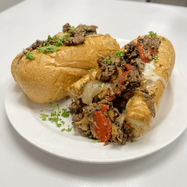 BYO Philly Cheesesteak.
