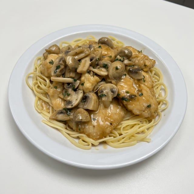 Chicken Marsala.