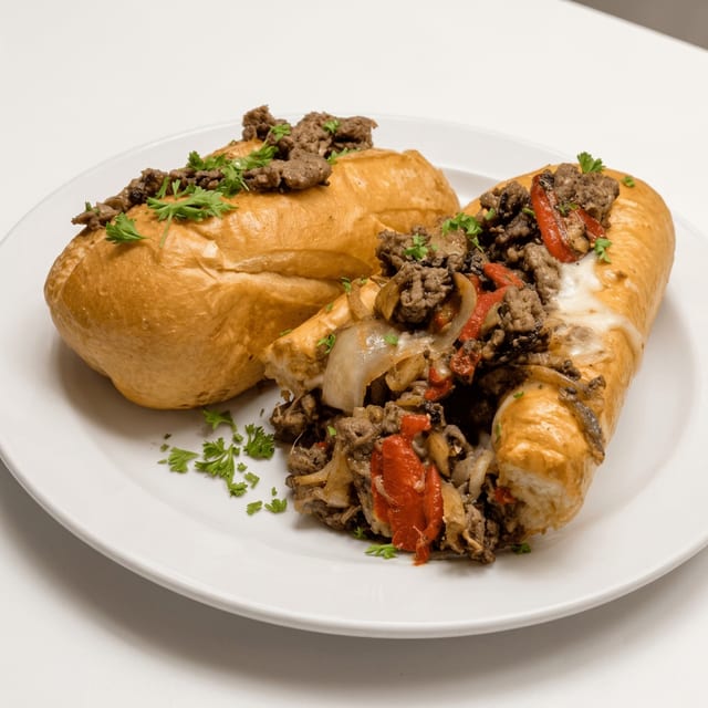 BYO Philly Cheesesteak.