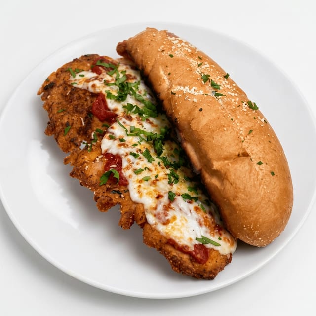 Chicken Parmigiana Sandwich.